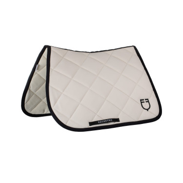 Spring-Sattelpad aus technischem Stoff mit gesticktem Logo Black Line Edition Equestro Spring-Sattelpad aus technischem Stoff mit gesticktem Logo Black Line Edition Equestro