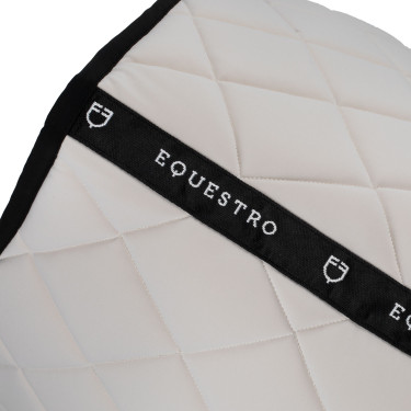 Spring-Sattelpad aus technischem Stoff mit gesticktem Logo Black Line Edition Equestro Spring-Sattelpad aus technischem Stoff mit gesticktem Logo Black Line Edition Equestro