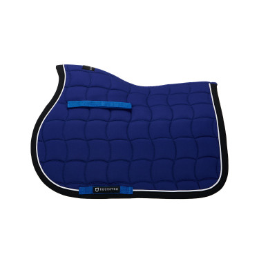 Spring-Satteldecke aus atmungsaktiver Baumwolle White Trim Equestro Spring-Satteldecke aus atmungsaktiver Baumwolle White Trim Equestro
