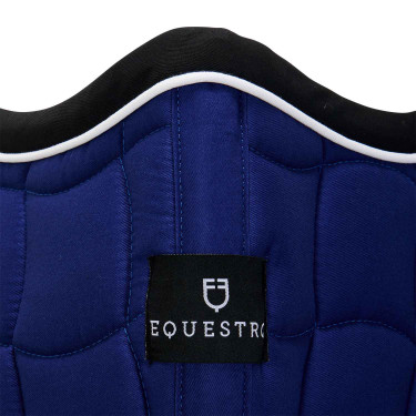 Spring-Satteldecke aus atmungsaktiver Baumwolle White Trim Equestro Spring-Satteldecke aus atmungsaktiver Baumwolle White Trim Equestro