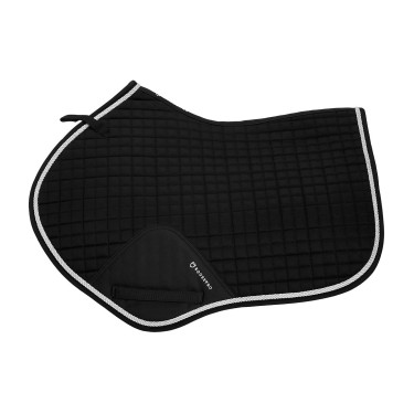 Satteldecke Springen aus Baumwolle modelliert Equestro Schwarz