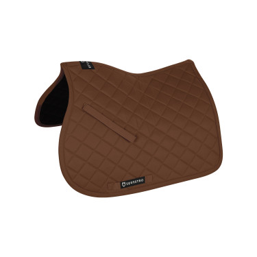 Satteldecke Springen aus Baumwolle Kollektion Basic Equestro Braun