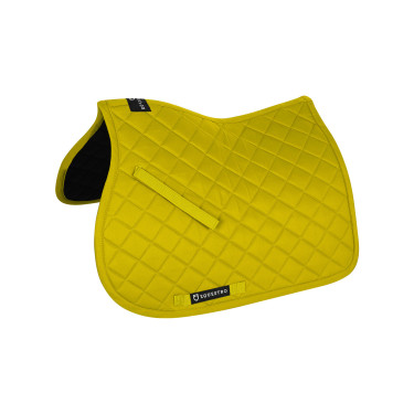 Satteldecke Springen aus Baumwolle Kollektion Basic Equestro Gelb