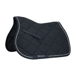 Satteldecke Springen aus Baumwolle mit Borte Diamond Equestro Grau Satteldecke Springen aus Baumwolle mit Borte Diamond Equestro Grau