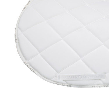 Spring-Satteldecke mit mehrfarbigem Logo GP Equestro Weiß / weiß / violett Dahlie Wei&amp;amp;amp;amp;amp;szlig;
