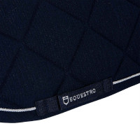 Spring-Satteldecke Pony Diamond aus Baumwolle mit Borten Equestro Weiß Wei&amp;amp;amp;amp;amp;amp;szlig;