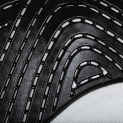 Sprungunterlage Numnah mit Gel-Grip auf beiden Seiten und kompletter Schafwollumrandung Acavallo Weiß / Schwarz Weiß Sprungunterlage Numnah mit Gel-Grip auf beiden Seiten und kompletter Schafwollumrandung Acavallo Weiß / Schwarz Weiß