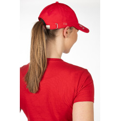 Derby-Kappe HKM Magenta Rosa