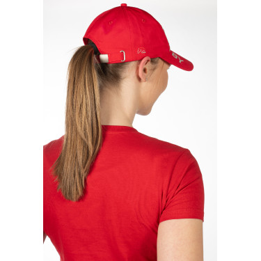 Derby-Kappe HKM Magenta Rosa