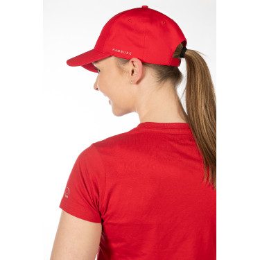 Derby-Kappe HKM Magenta Rosa