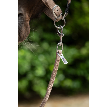 Longe Carlotta mit Karabinerhaken HKM Maulwurf Braun Longe Carlotta mit Karabinerhaken HKM Maulwurf Braun