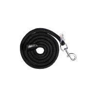 Longe Carlotta mit Karabinerhaken HKM Schwarz