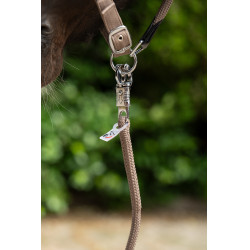 Longe Carlotta mit Panikhaken HKM Maulwurf Braun Longe Carlotta mit Panikhaken HKM Maulwurf Braun