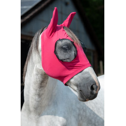 Fliegenmaske Elastic HKM Magenta Rosa