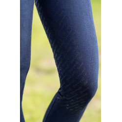 Damenhose Aruba Denim Vollbesatz Silikon HKM Dunkelblau