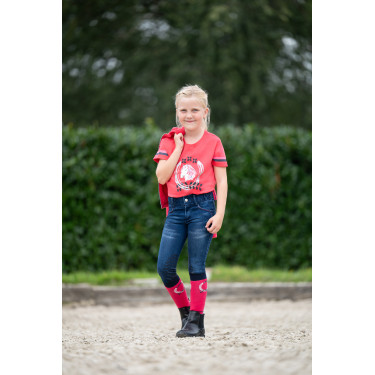 Kinder-Reithose Aymee Denim mit Silikon-Besatz HKM Kinder-Reithose Aymee Denim mit Silikon-Besatz HKM
