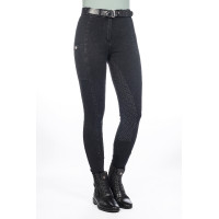 Pantalon femme Harbour Island Denim fond 1/1 en silicone HKM Noir
