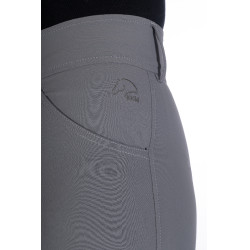 Damenreithose Tampa mit Silikon-Besatz HKM Grau