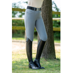 Damenreithose Tampa mit Silikon-Besatz HKM Grau