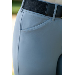 Damenreithose Tampa mit Silikon-Besatz HKM Grau