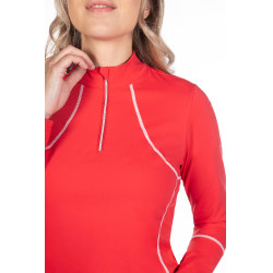 Damen-Funktionsshirt Aruba Langarm HKM Rot