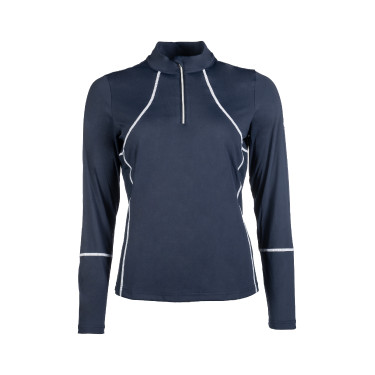 Damen-Funktionsshirt Aruba Langarm HKM Dunkelblau