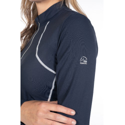 Damen-Funktionsshirt Aruba Langarm HKM Dunkelblau