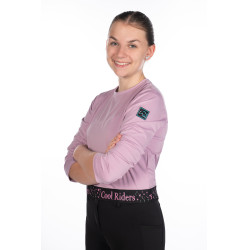 Funktions-T-Shirt Kinder Hailey HKM Helles Flieder Lila