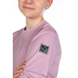 Funktions-T-Shirt Kinder Hailey HKM Helles Flieder Lila