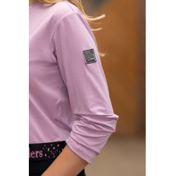 Funktions-T-Shirt Kinder Hailey HKM Helles Flieder Lila