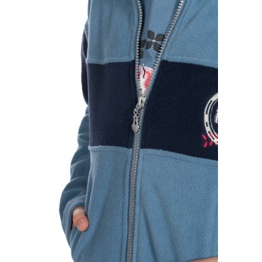 Kinder-Fleecejacke Aymee HKM Blaugrau Kinder-Fleecejacke Aymee HKM Blaugrau