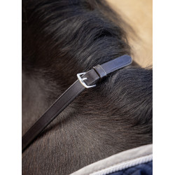 Geflochtene Zügel LeMieux Braun / Silber Geflochtene Zügel LeMieux Braun / Silber