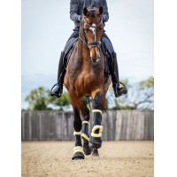 Dressurgamaschen Lammfell LeMieux Motionflex Schwarz / Natur Dressurgamaschen Lammfell LeMieux Motionflex Schwarz / Natur