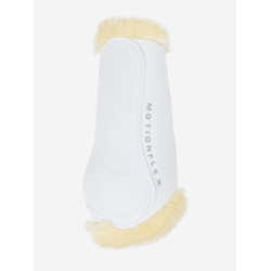 Dressurgamaschen Lammfell LeMieux Motionflex Weiß / Natur Wei&amp;amp;amp;amp;amp;amp;szlig;