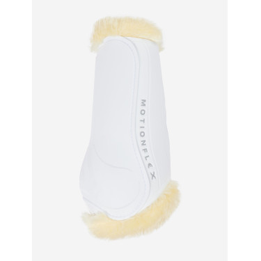Dressurgamaschen Lammfell LeMieux Motionflex Weiß / Natur Wei&amp;amp;amp;amp;amp;amp;szlig;