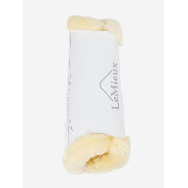 Dressurgamaschen Lammfell LeMieux Motionflex Weiß / Natur Wei&amp;amp;amp;amp;amp;amp;szlig;