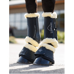 Glocken LeMieux Motionflex für Schafe Schwarz/Natur