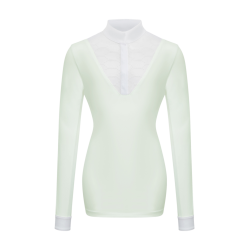 Wettkampf-Poloshirt Eva LeMieux Young Rider langärmelig