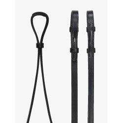 LeMieux-Kandarenzügel Curb Schwarz / Silber