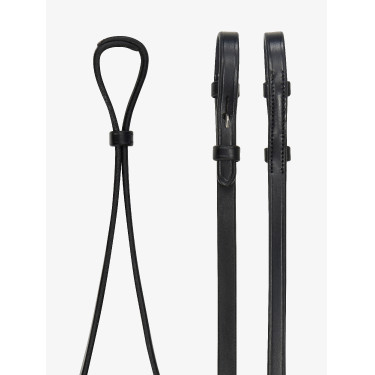 LeMieux-Kandarenzügel Curb Schwarz / Silber