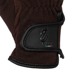 Handschuhe aus Amara-Kunstleder Umbria Reitsport Braun