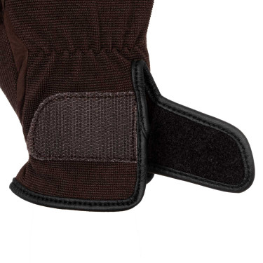 Handschuhe aus Amara-Kunstleder Umbria Reitsport Braun