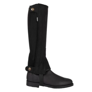 Mini-Chaps aus synthetischem Amara-Gewebe Umbria Equitazione Schwarz