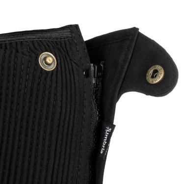 Mini-Chaps aus synthetischem Amara-Gewebe Umbria Equitazione Schwarz