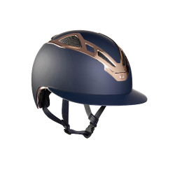 Apex Chrome Lady Blau Matt/Rosegold Suomy Helm