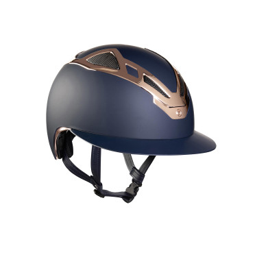 Apex Chrome Lady Blau Matt/Rosegold Suomy Helm