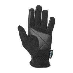 Fleece- und Kunstlederhandschuhe 169 Umbria Equitazione Schwarz