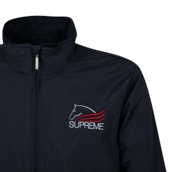 Bomber Technik Unisex mit Supreme-Fleece-Futter Marine Marineblau