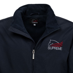 Bomber Technik Unisex mit Supreme-Fleece-Futter Marine Marineblau