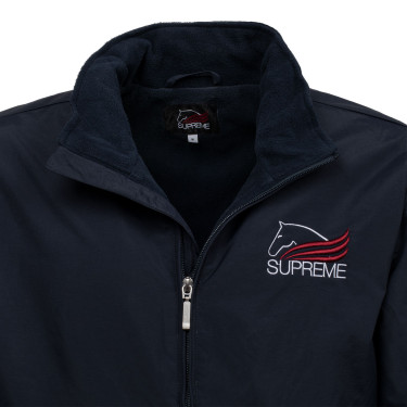 Bomber Technik Unisex mit Supreme-Fleece-Futter Marine Marineblau